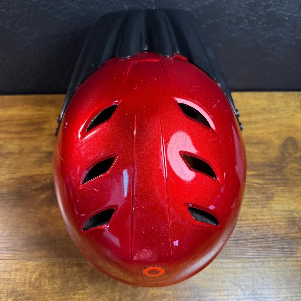 Razor Red Full‎ Face Helmet Youth Kids Bike BMX ATV Motorcycle Protective Gear